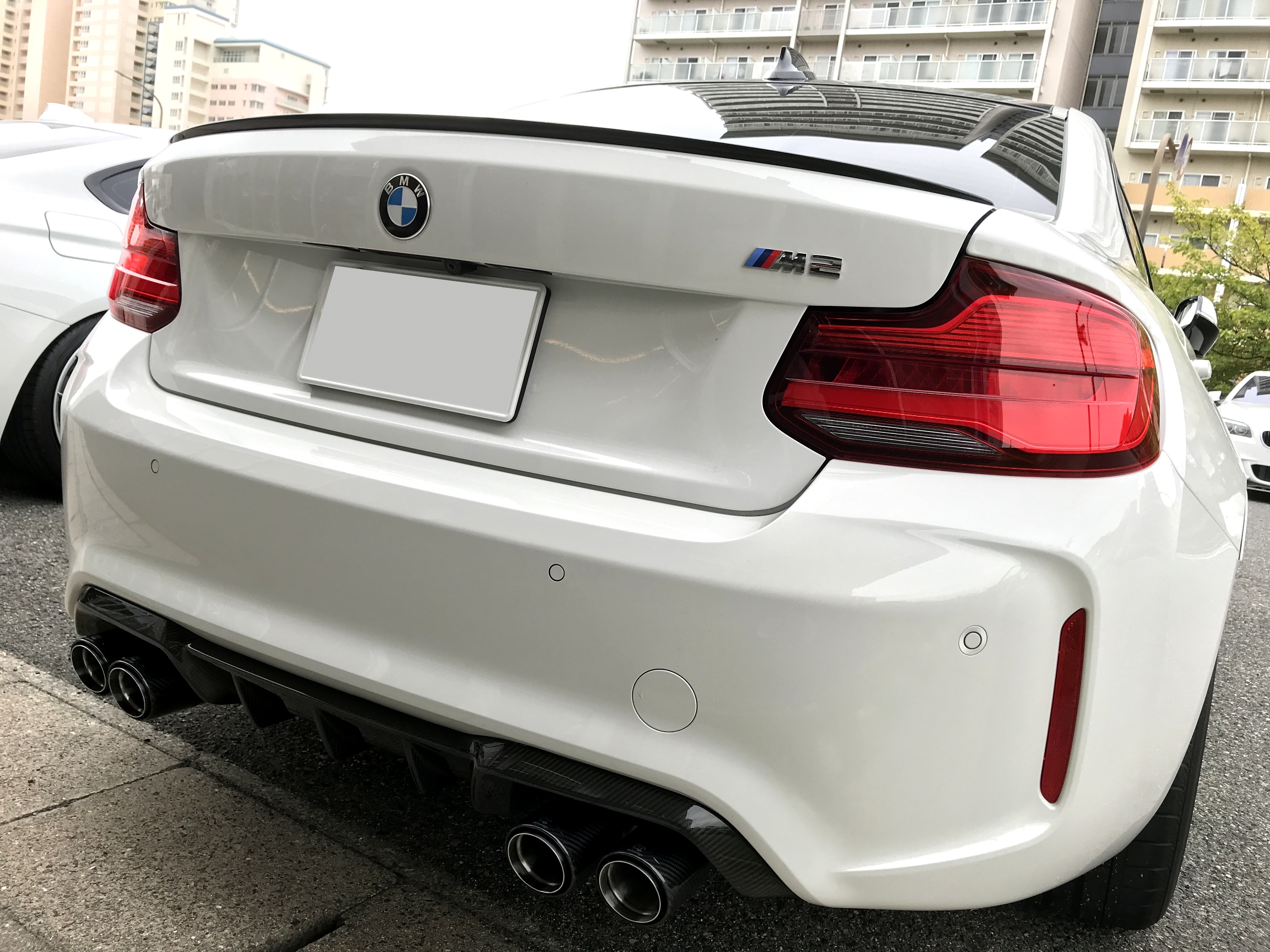 BMW M2/3/4専用 3D Design ドライカーボンマフラーカッター - 自動車パーツ